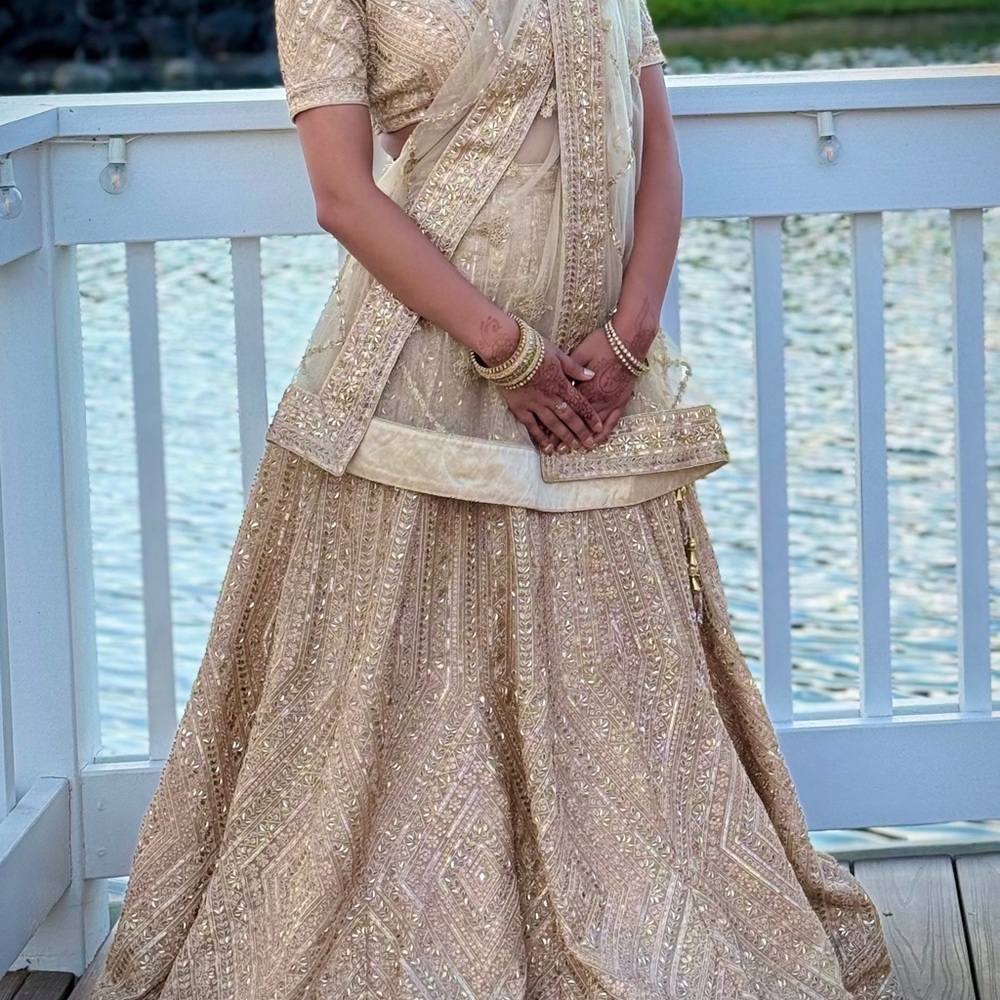 Golden lehenga